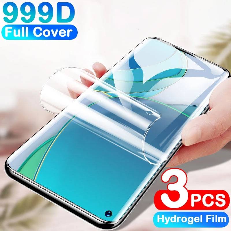 Screen Protector Hydrogel Film For OnePlus 7t / 7 pro / 7 / 7t pro / 6t / 6 / 5t / 5 / 8 / 8 pro / 8t / 9 / 9 pro / 9R Soft TPU Full Cover Not Glass