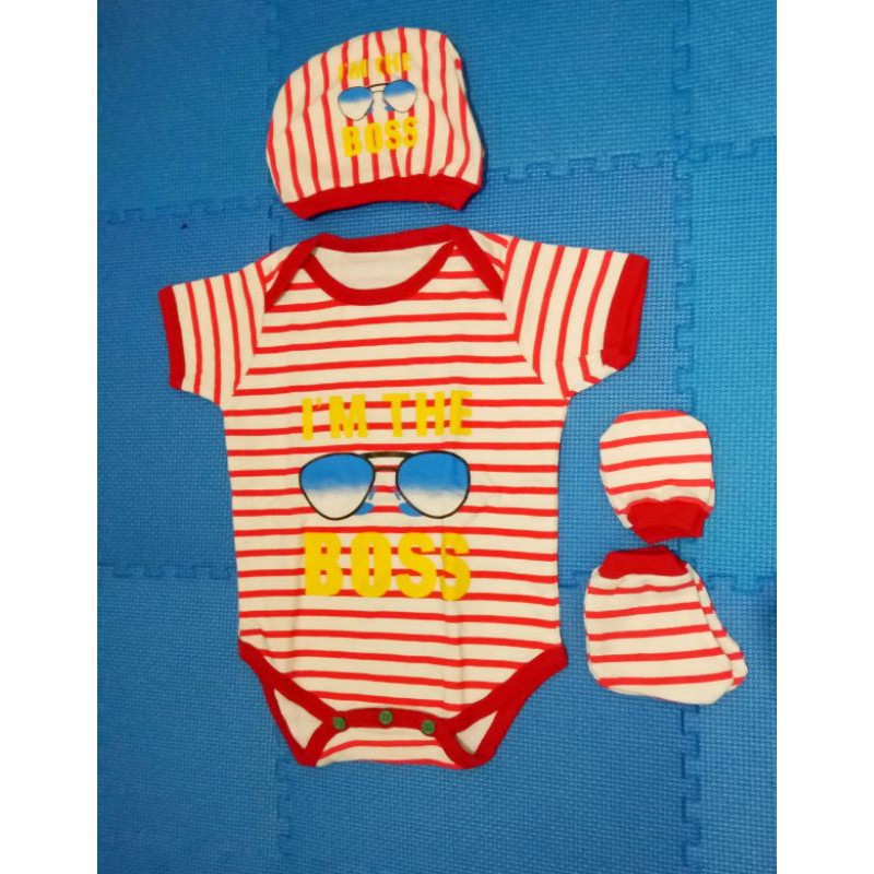 ROMPER BABY BIG BOSS SET PRELOVED