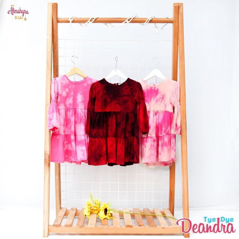 Afsheenastore Tunik Deandra Tyedye By Almahyra Kids