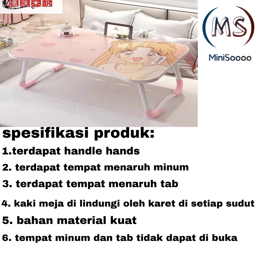 MEJA LIPAT KARAKTER/MEJA LAPTOP/MEJA LIPAT ANAK/MEJA LIPAT LAPTOP