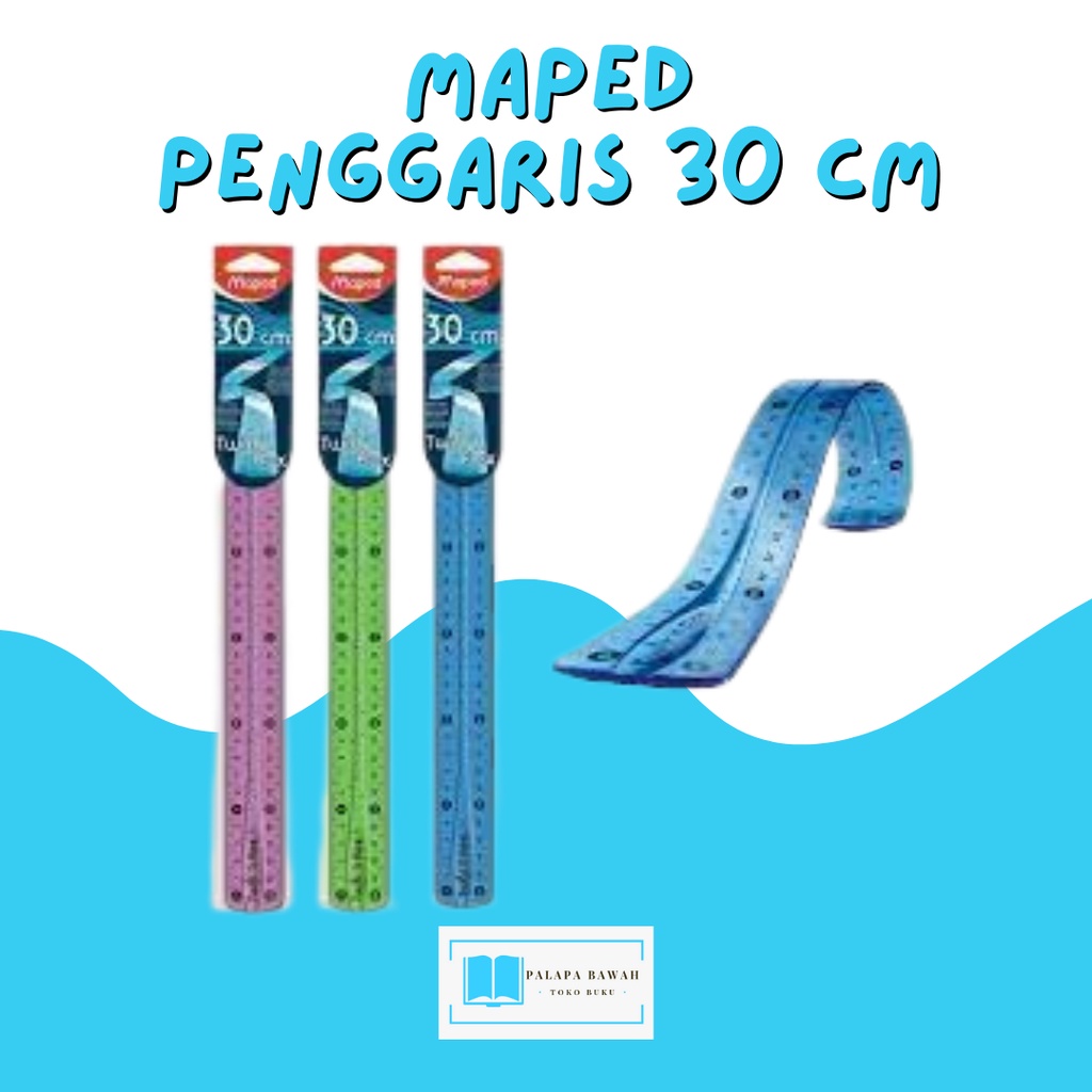 

Penggaris Lentur Maped 30cm / Twist n Flex Ruler