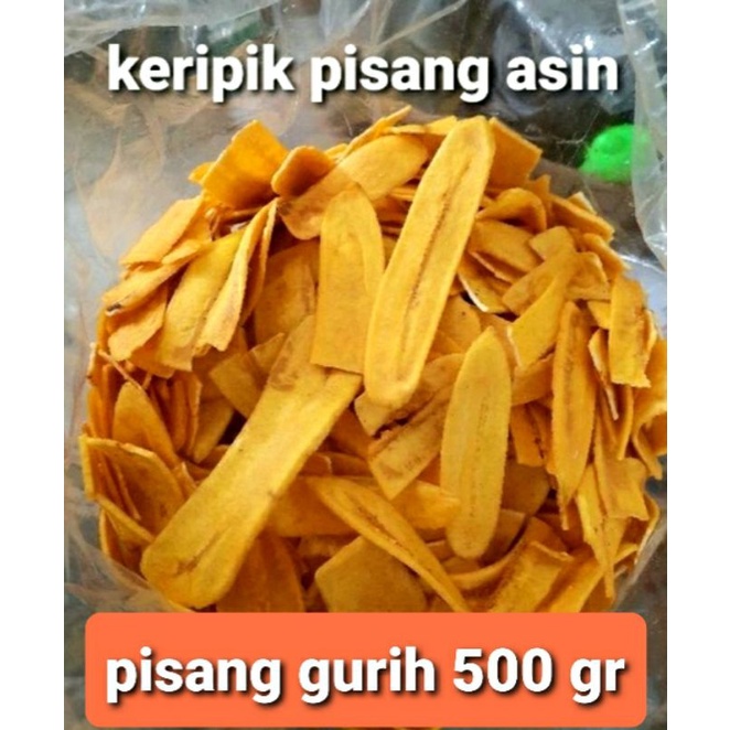 

PROMO COD KERIPIK PISANG ASIN 500 GRAM / SNACK MAKANAN RINGAN KERIPIK PISANG ASIN GRATIS ONGKIR