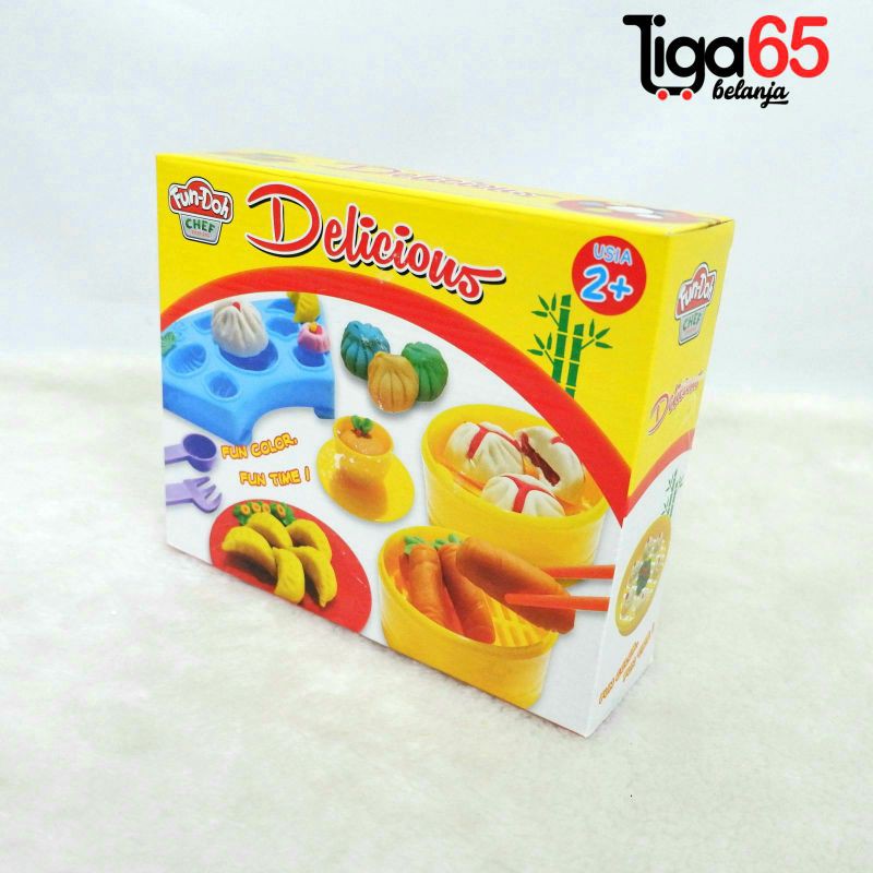 Fun Doh / Lilin Mainan Anak / Mainan Edukasi / Clay / Delicious / Fun Dough Delicious