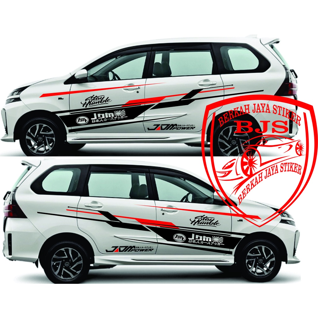 NEW sticker stiker mobil avanza sigra calya nissan livina suzuki ertiga toyota fortuner full body