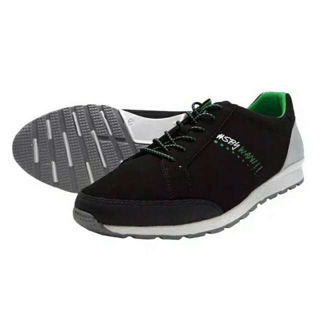 Sepatu Ricosta Black-silver