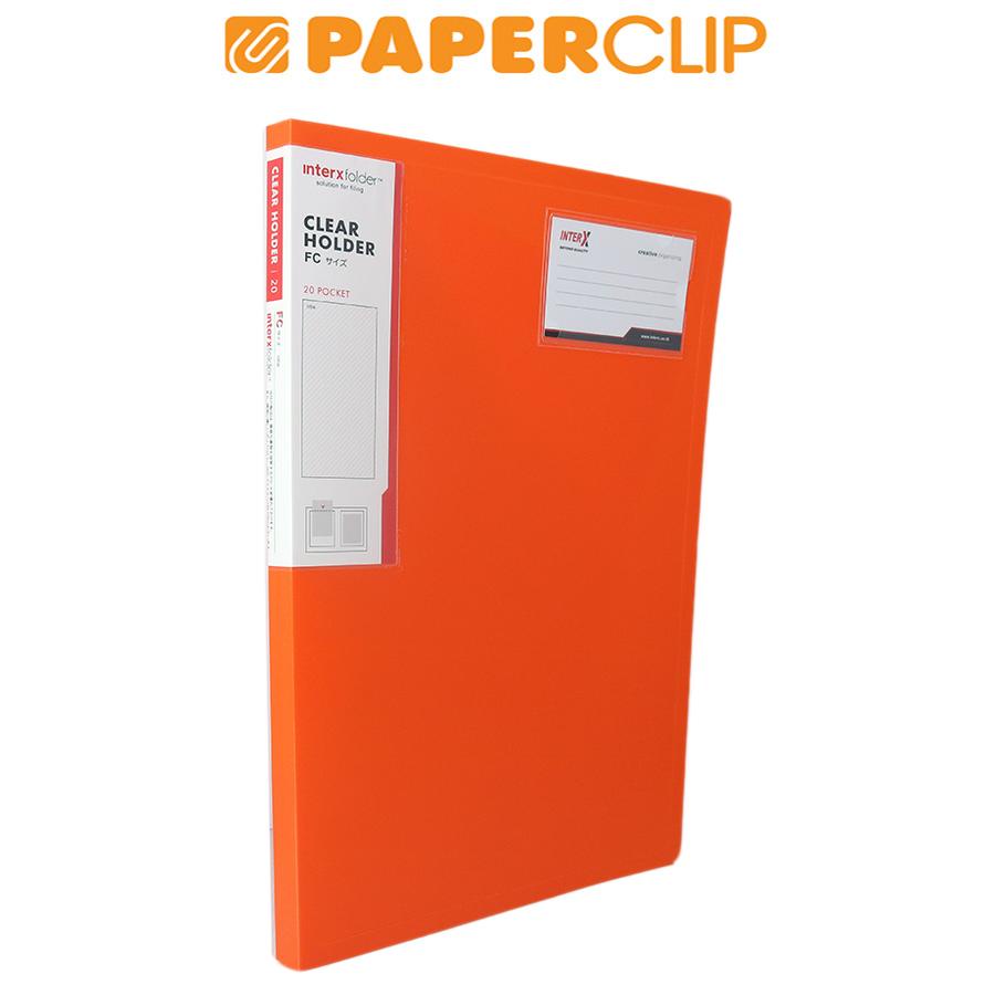 

CLEAR HOLDER INTERX CHX120F FC ISI 20 ORANGE