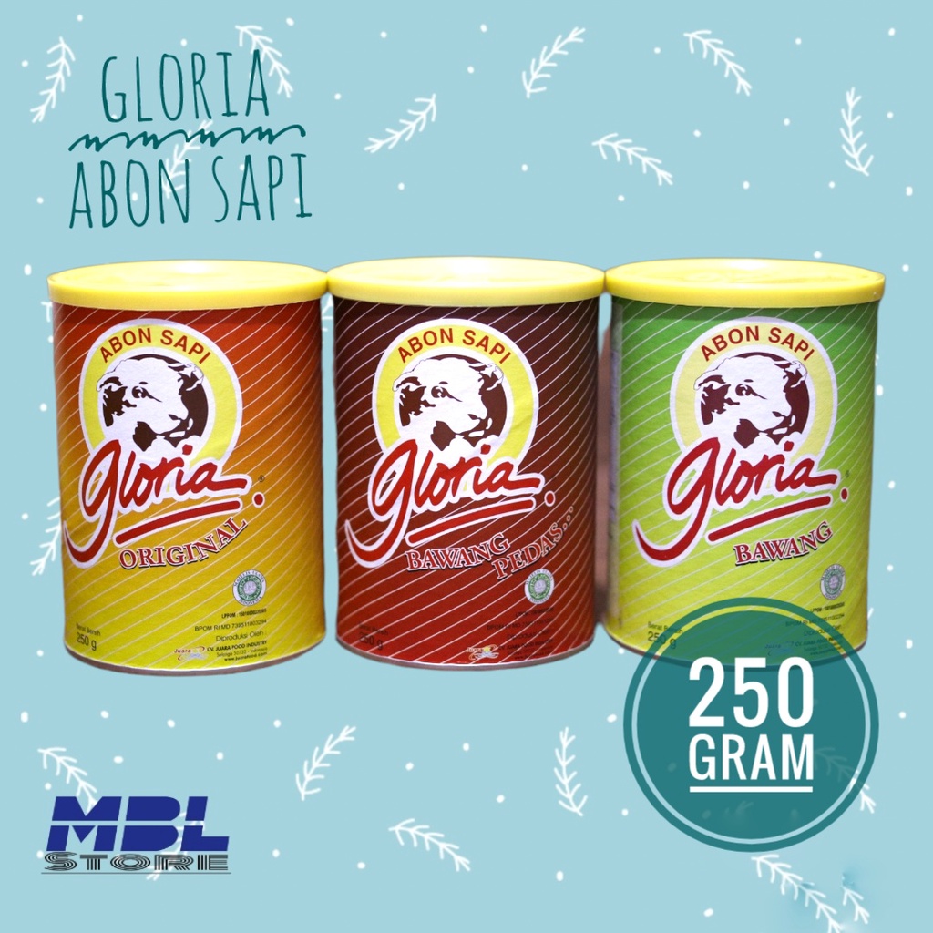 

Abon Gloria Sapi 250 g