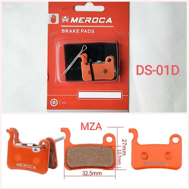 Brake Pad Meroca For Shimano Deore SLX XT XTR LX Saint Zoom Kampas Rem Sepeda DS-01D