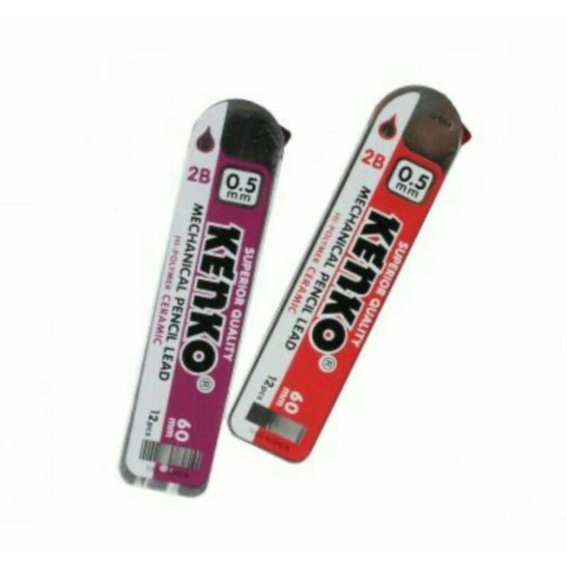 

Kenko PL-05 Isi Pensil Mekanik 2B 0.5 MECHANICAL Pencil Lead / Isi Pensil