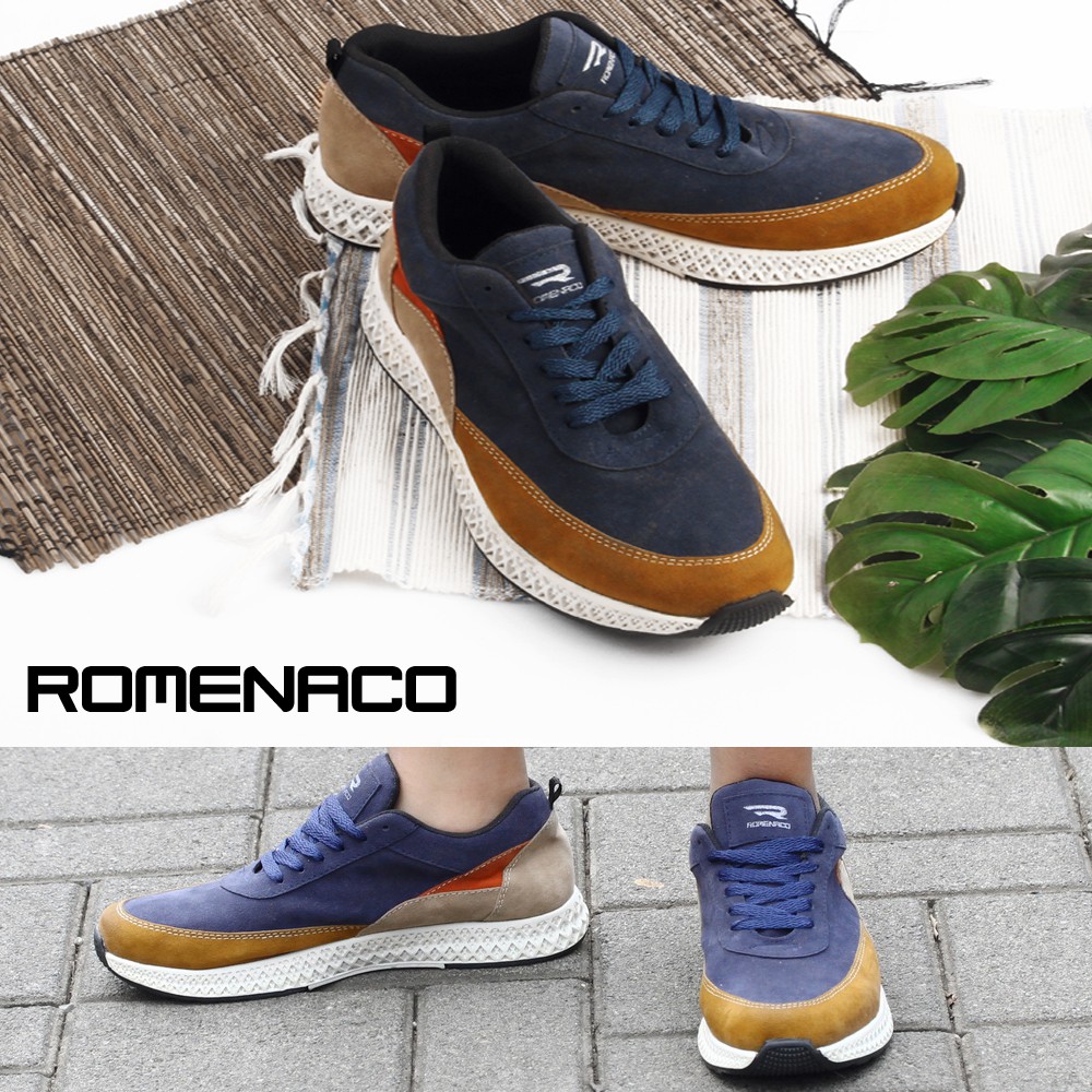 Sepatu Sneakers Pria ROMENACO R0306NCT