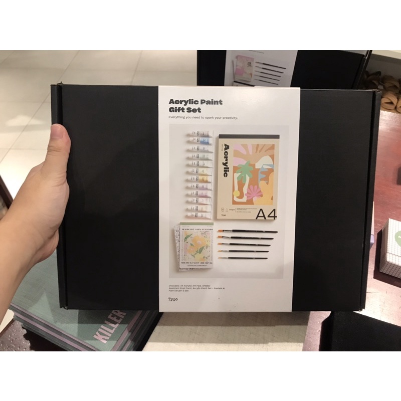 

Typo Acrylic Paint Set Gift Pack Painting Peralatan Melukis Original Cat Akrilik NEW ARRIVAL