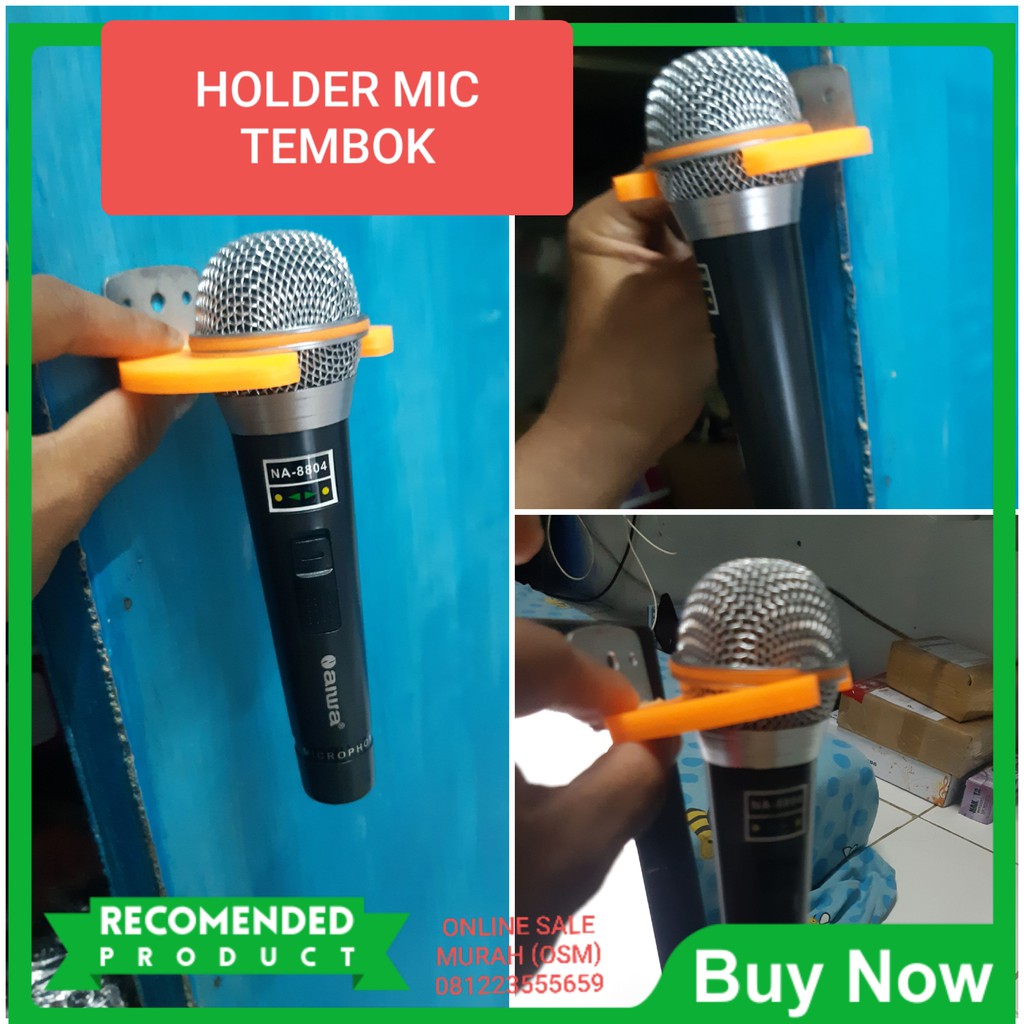 ORIGINAL Holder mic tembok dinding mik microphone pegangan gantungan mikrophone pegangan stand tripod jepit LTS  Bahan besi dan karet  Bisa segala mic  Harga tertera adalah satuan Warna hitam dan orange Kosong salah satu kami langsung random warna