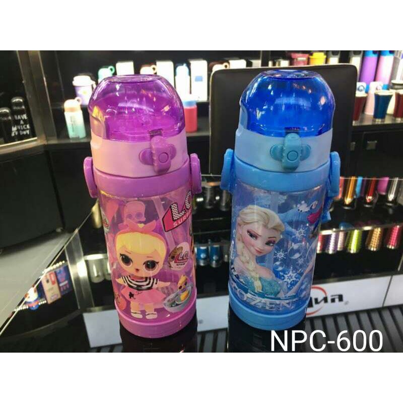 Diskon New !! Botol Minum Karakter Anak Klip Water Bottle Sekolah Lol/ponny/captain America/batman Npc600 wGq6kycW8yoxR
