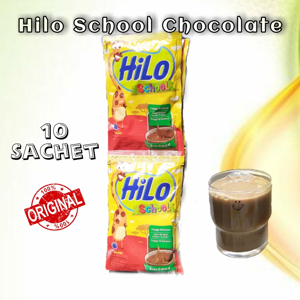 Susu Hilo school coklat/Hilo school chocolate sachet