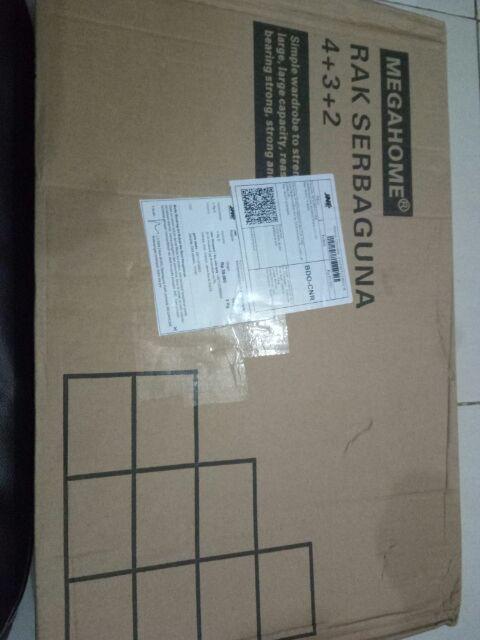 Rak Buku Portable 3 Sisi Multifungsi