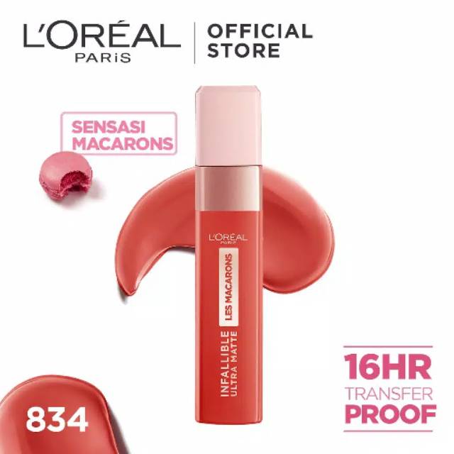 Loreal Paris Infallibe Les Macarons Liquid Matte Lipstik