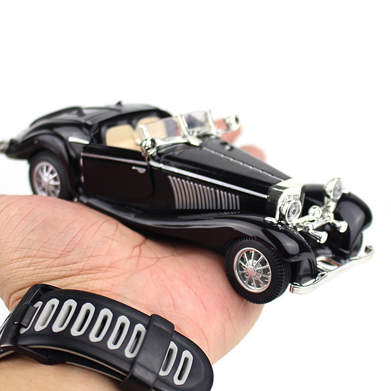 Mainan Mobil Mini Klasik Retro Vintage Skala 1 / 28 Bahan Alloy Untuk Koleksi Anak