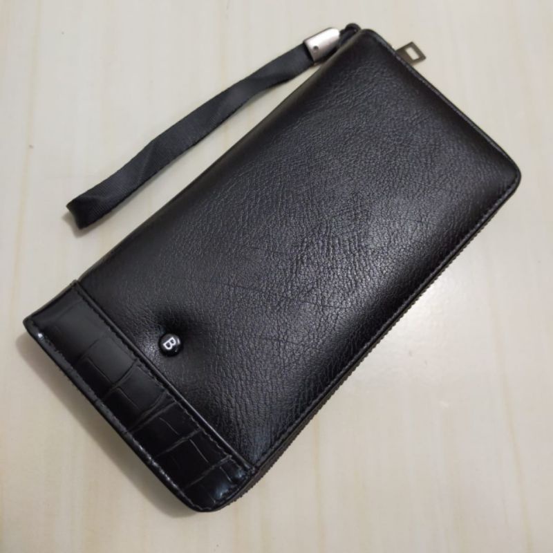 Dompet Panjang kulit untuk Pria dan Wanita / Dompet Impor Boweisi Panjang Resleting