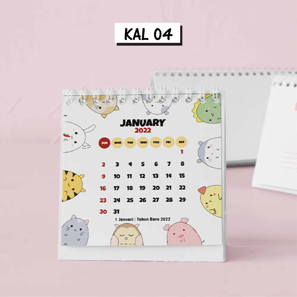 

Artomaringi Kalender Mini 2025 / Kalender Meja 2025 Custom KAL04