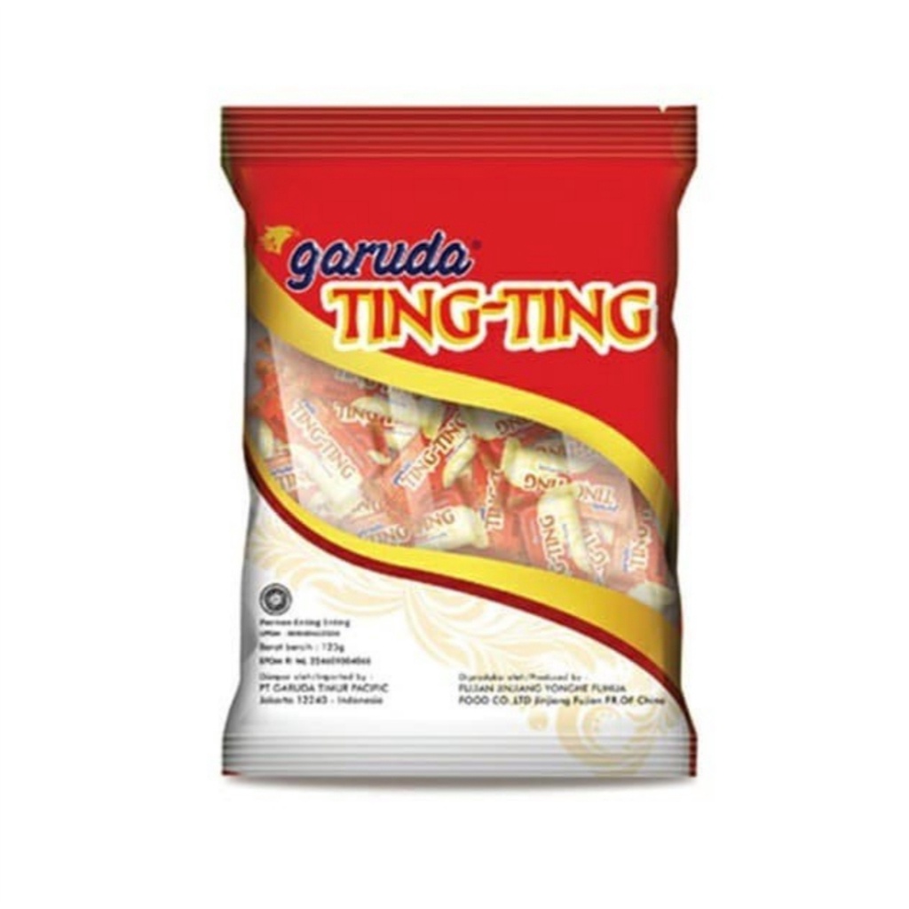 

Permen Ting Ting Garuda/ Ting Ting Kacang Garuda 1 pack isi 50