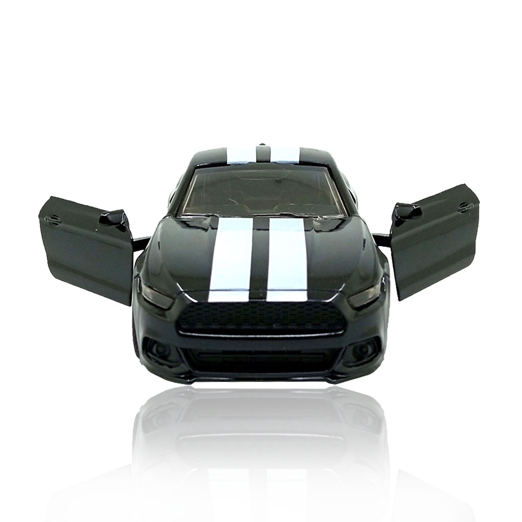 Toy Addict F0rd GT Mustang Sport Car Hitam Diecast Mainan Mobil Balap