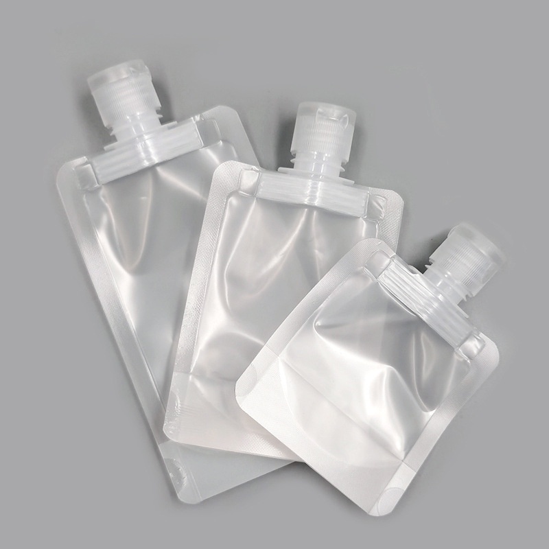 Botol Refill Plastik Fliptop Tempat Sabun Cair Transparan Aksesoris Travel Praktis Bahan Tebal MX1059