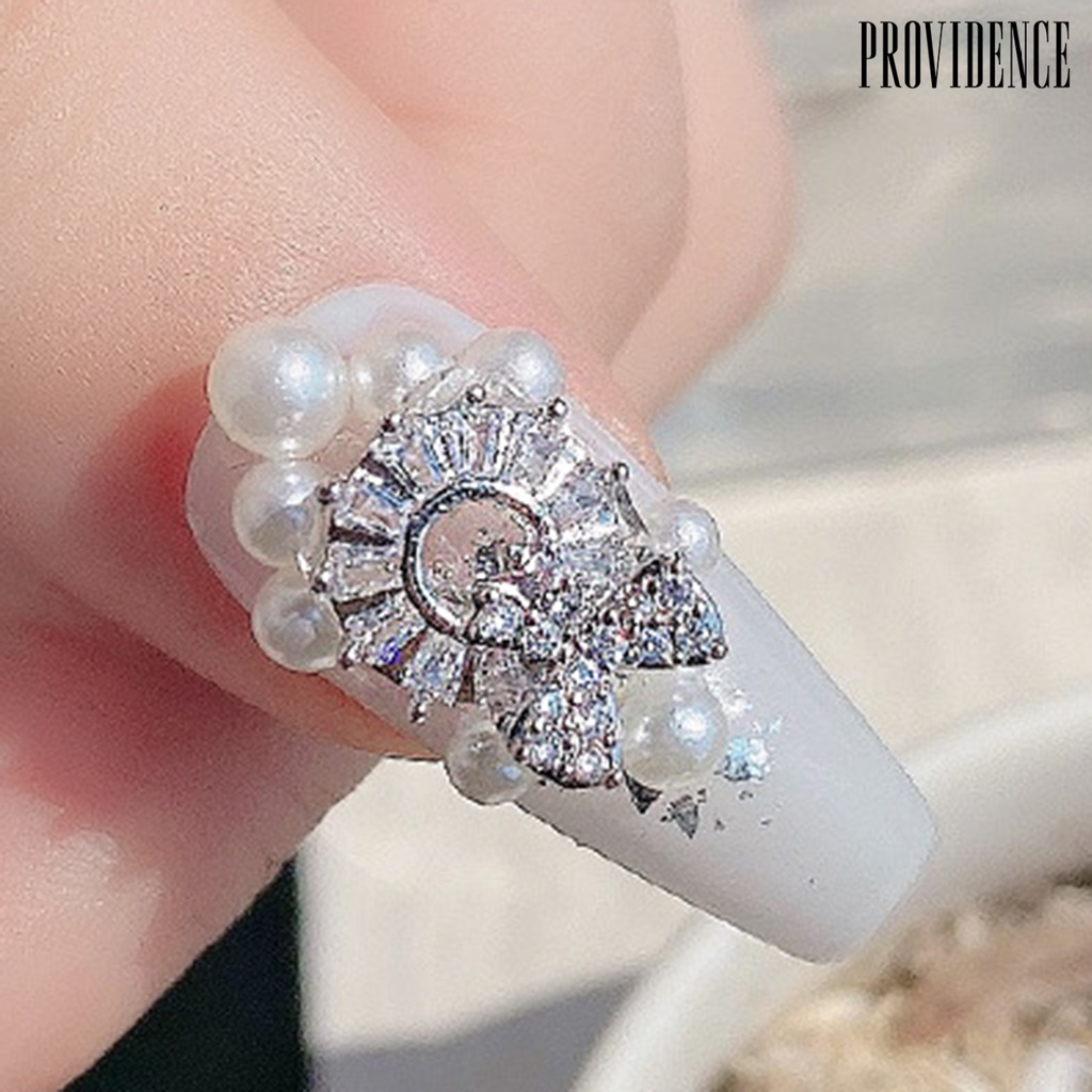 Providence Nail Cubic Zirconia Various Shape Nail Art Accessories Fashion 3D Manicure Decor for Women