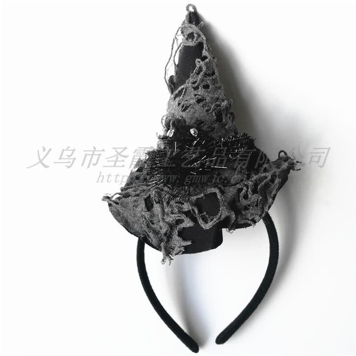 HBWS bando penyihir nenek sihir spider web headband hairband halloween