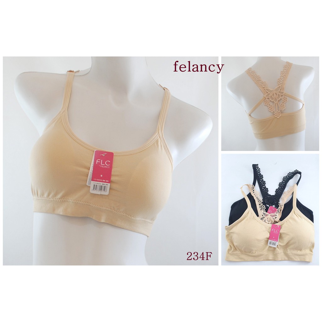 FELANCY WIREFREE FASHION BRA TANPA KAWAT FELANCY SPORT BRA 234 SIZE M L FIT BRA 32B 32C 32D 32E 34A 