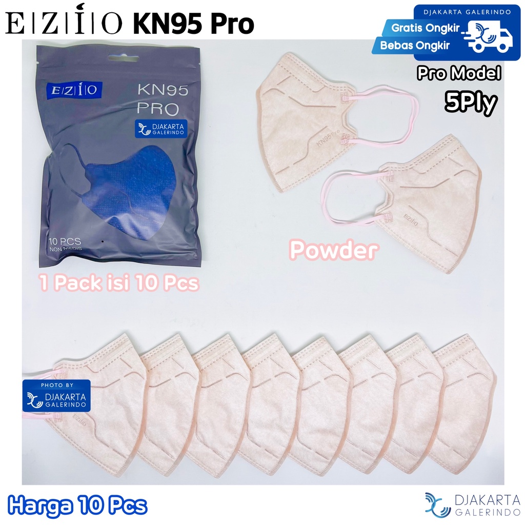 Masker KN95 PRO Ezio 5Ply isi 10Pcs