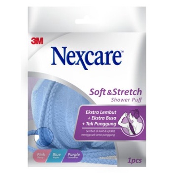 Nexcare NS-03 Busa Spons Mandi Stretch Puff Ekstra Lembut &amp; Busa