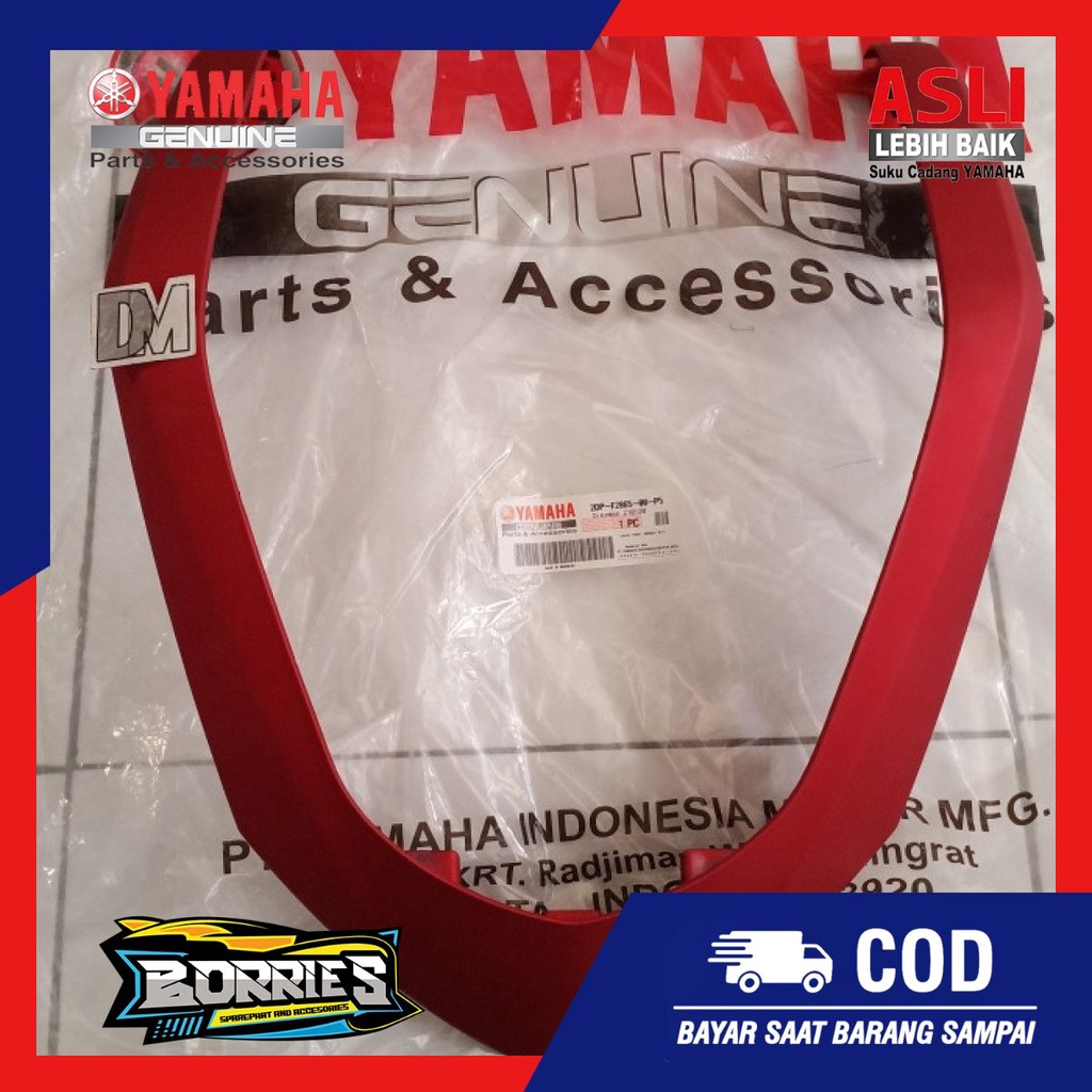 cover front list dasi depan Nmax N max merah marun dof 2DP-F2865-00-P5