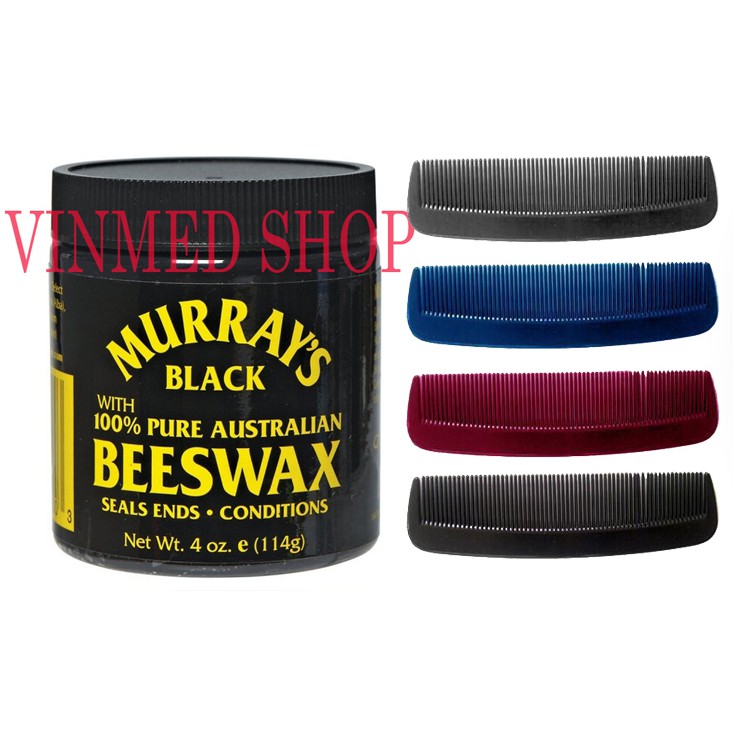 Murray's Black Beeswax Hair Dressing Pomade Original 100% Australian FREE SISIR