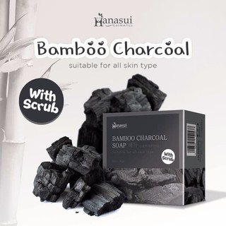 Image of [ BAMBOO CHARCOAL ] HANASUI BAMBOO CHARCOAL SOAP BPOM - SABUN ARANG