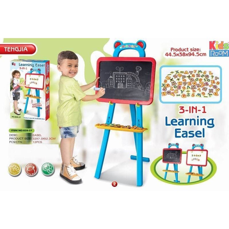 

anakasi LEARNING EASEL 3IN1 / PAPAN TULIS / PAPAN BELAJAR / PAPAN ANAK