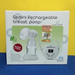 LG 6820 Little Giant Gemini Rechargeable Breast Pump / Pompa ASI Elektrik