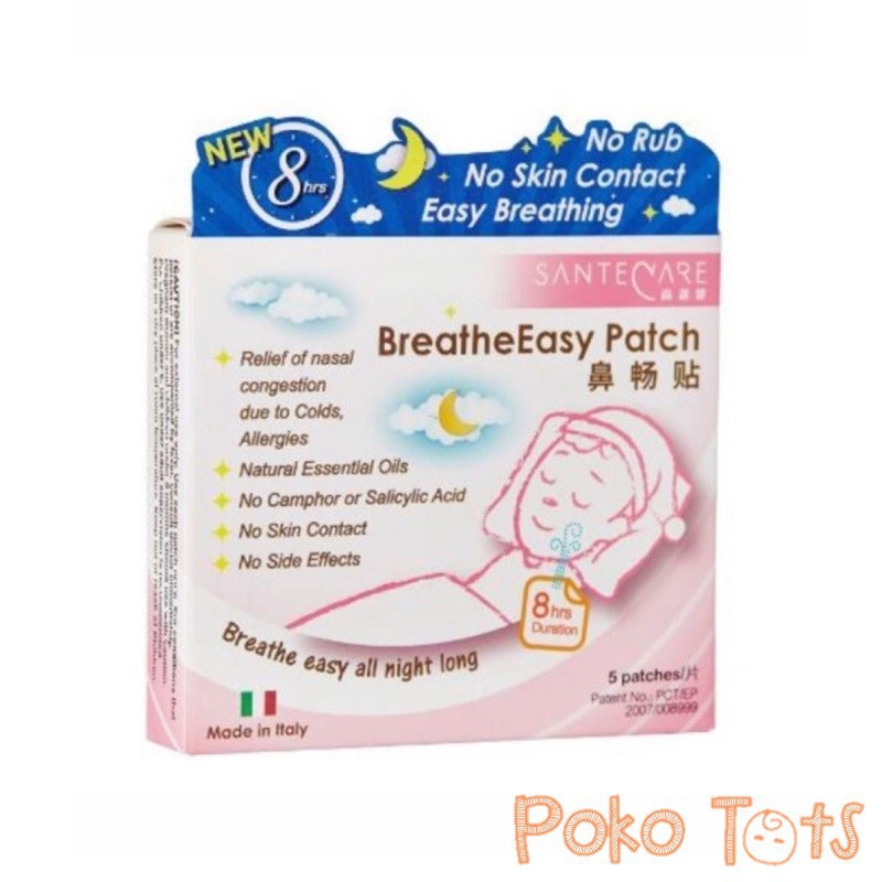 SanteCare BreatheEasy Patch Isi 5 Patches Sante Care Breathe Easy