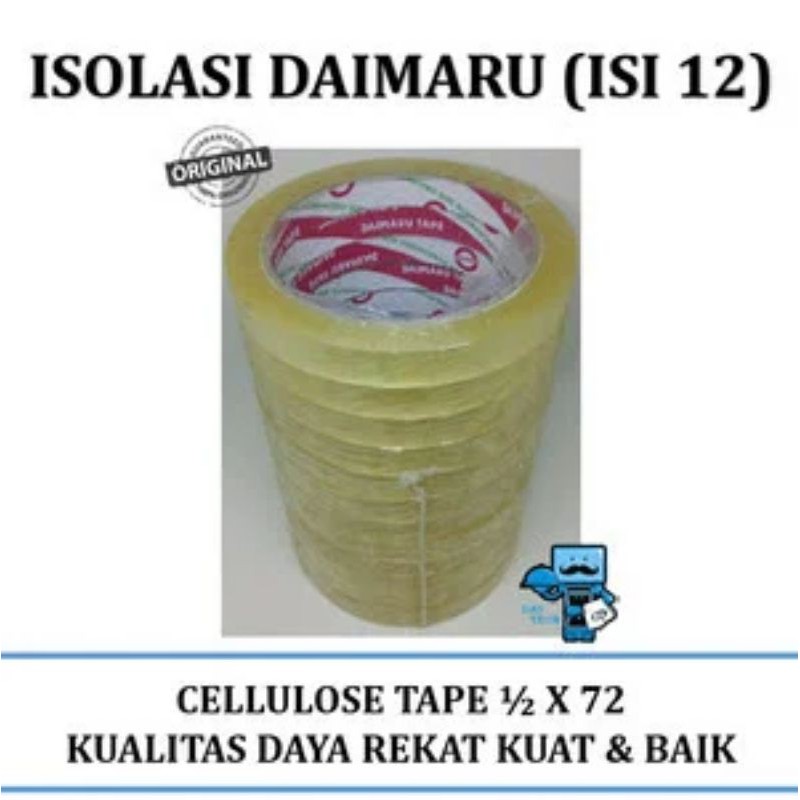 

isolasi/solasi daimaru industrial 1/2" bening