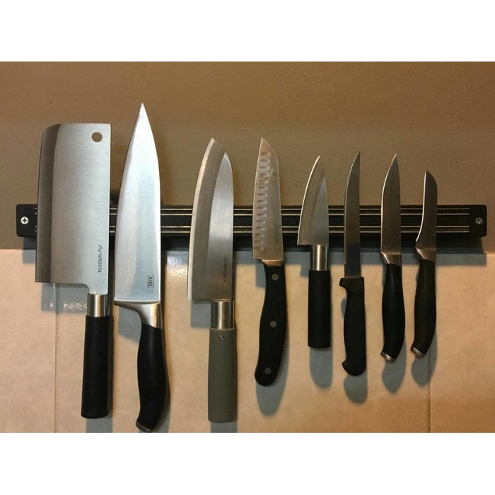 Tempat Pisau Magnet 50CM Magnetic Rack Magnet Pisau Dinding Knife Holder