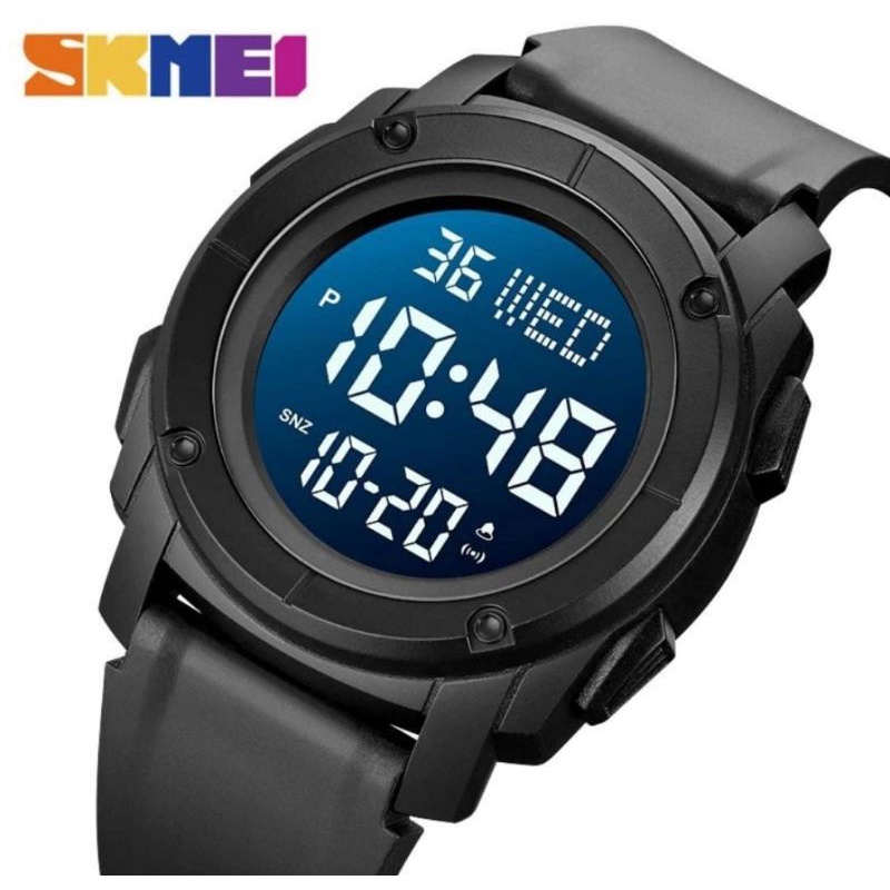 SKMEI 1853 WARNA HITAM KESUKAAN JAM TANGAN SKMEI PRIA DIGITAL TERLARIS