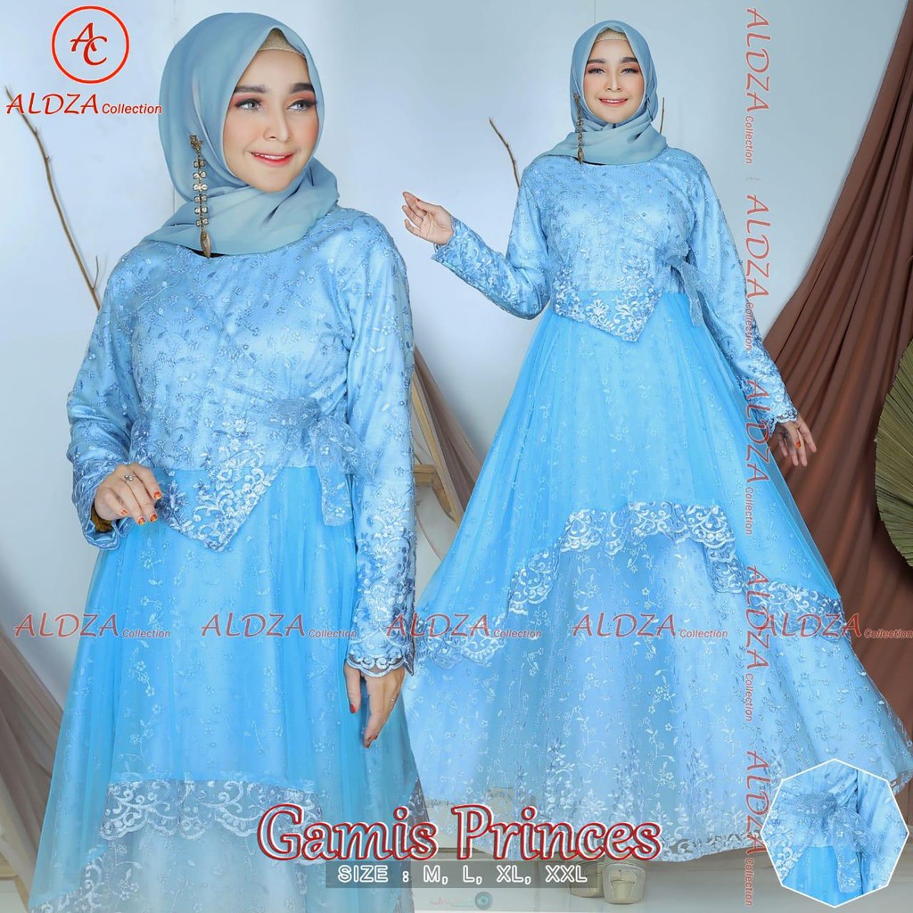 PROMO GAMIS PRINCES / ABAYA PRINCES ?GAMIS TULLE MUTIARA BORDIR