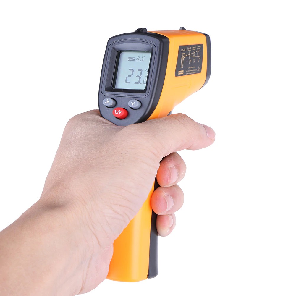 1x Infrared Thermometer Digital Pyrometer Non-Contact Temperature Laser Handheld 