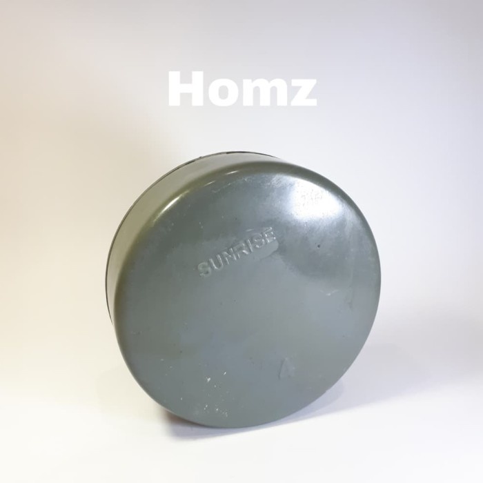 Dop 4" D merek SunRise/Cap 4 in PVC/Tutup Pipa 4 inch/Polos Tanpa Drat MASH27