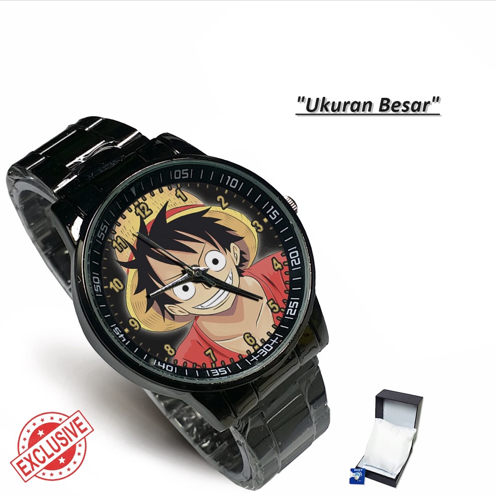 Jam Tangan Rantai Couple ONE PIECE MOTIF 2 (Special)