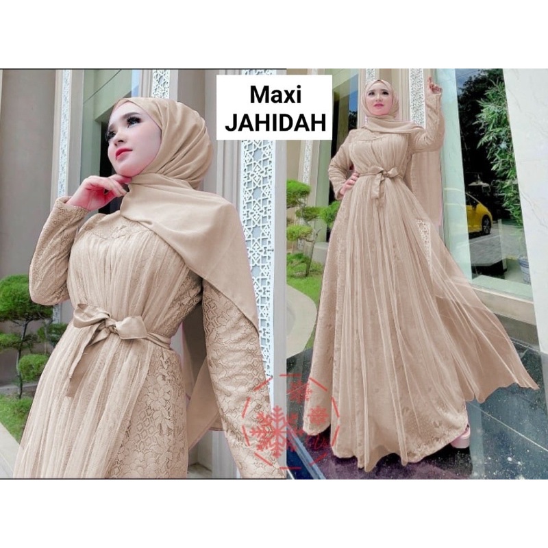 GAMIS LEBARAN / Gamis wanita populer vira / Gamis kekinian / gamis Muslim / Dress brukat / Gamis brukat brokat premium / Gamis cantik / Gamis syari