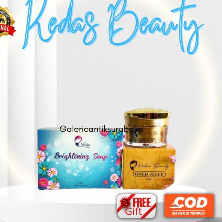 HOT SALE|LR32|KEDAS BEAUTY ORIGINAL BPOM SABUN SERUM GOLD JELLY-1