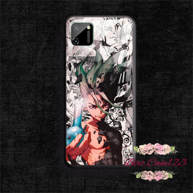 BC Case casing Gambar DR STONE back case glass iphone 5g 6g 6g+7g 7g+ 8g 8g+ x xr xs max 11 5,8 6,1