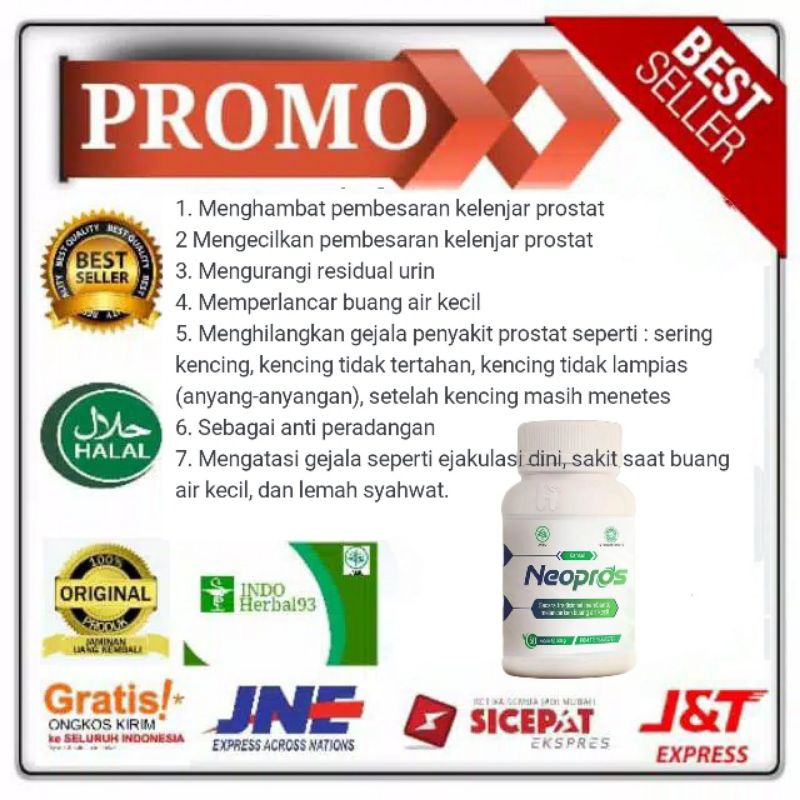 Neopros Tuntaskan Masalah Kanker Prostat & Neopros Obat Melancarkan Buang Air Kecil Herbal