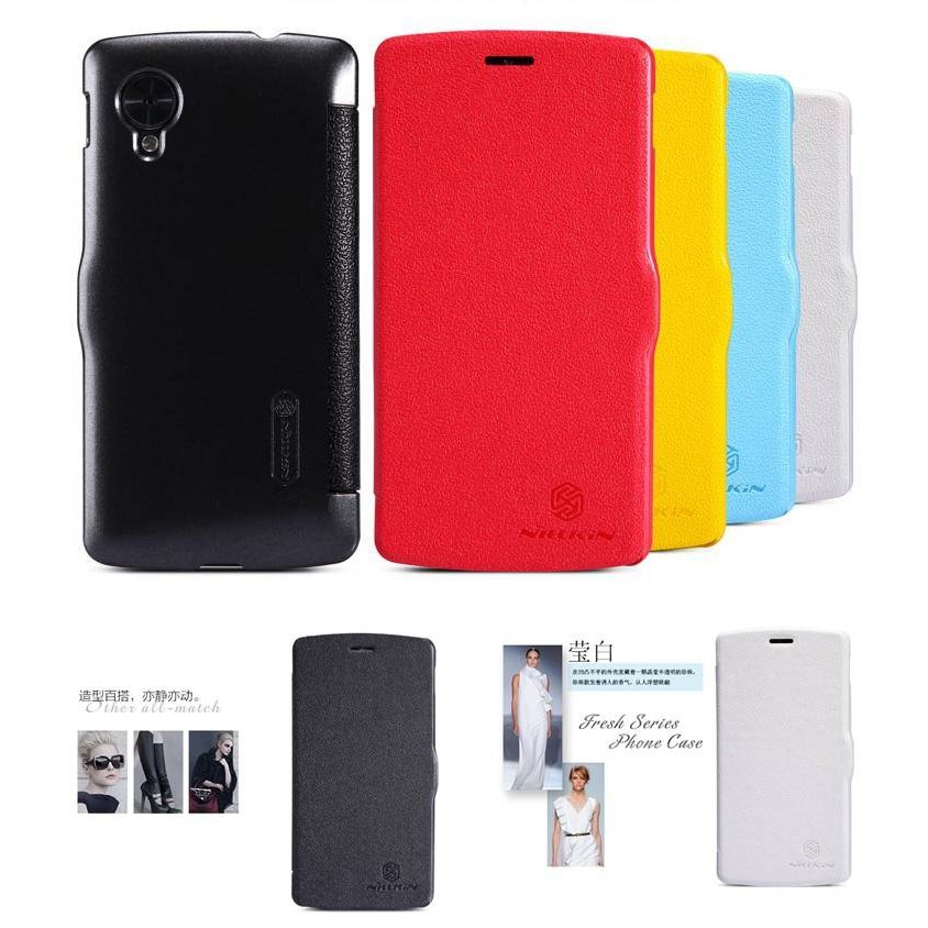 Nillkin Fresh Leather Case Flip Cover LG Nexus 5