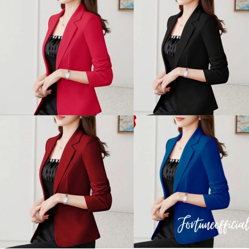 Blazer Wanita Semi Formal/Jas Wanita Korea/Jas Wanita Blazer